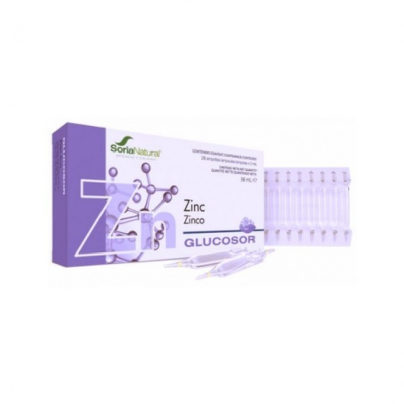 Soria Natural Glucosor Zink 28 Fläschchen mit 2 ml Soria Natural Glucosor Zink 28 Fläschchen mit 2 ml