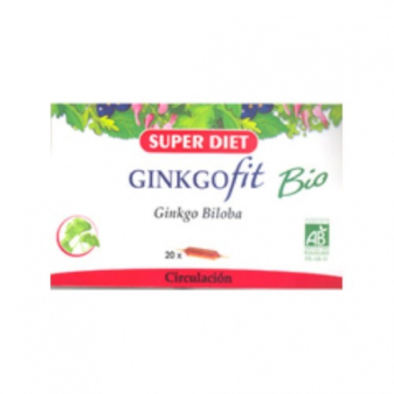 Superdiet Ginkgofit Biloba 20 Ampollas