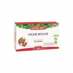 Superdiet Organic Red Vine 20 Ampoules Agbio