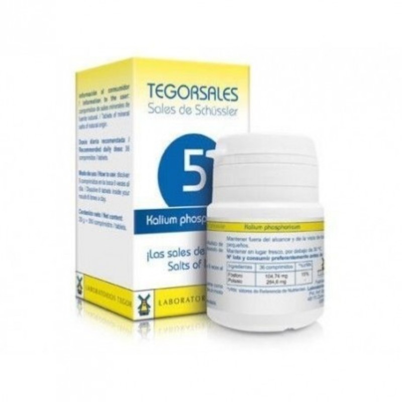Tegor Tegorsales 5 Fosfato de Potasio 350 Comprimidos