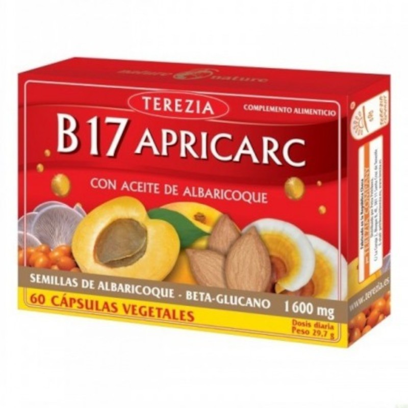 Terezia B17 Apricarc 60 Gemüsekapseln Terezia B17 Apricarc 60 Gemüsekapseln