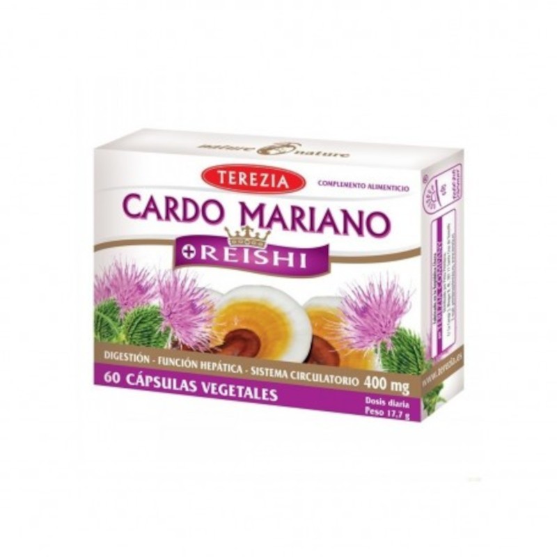 Terezia Cardo Mariano + Reishi 60 Capsule Terezia Cardo Mariano + Reishi 60 Capsule