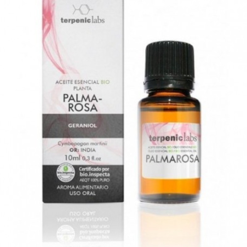 Terpenic Evo Palmarosa Huile Essentielle Alimentaire Biologique 10 ml