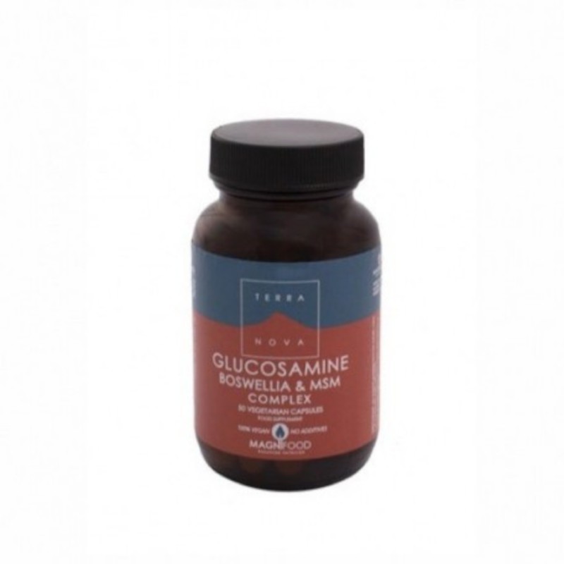 Terranova Glucosamina, Boswelia y MSM Complex 50 Cápsulas Terranova Glucosamina, Boswelia y MSM Complex 50 Cápsulas