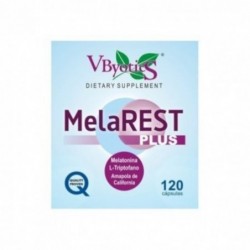 Vbyotics Melarest (Melatonin/C. Mohn/-Tryptophan) 120 Kapseln