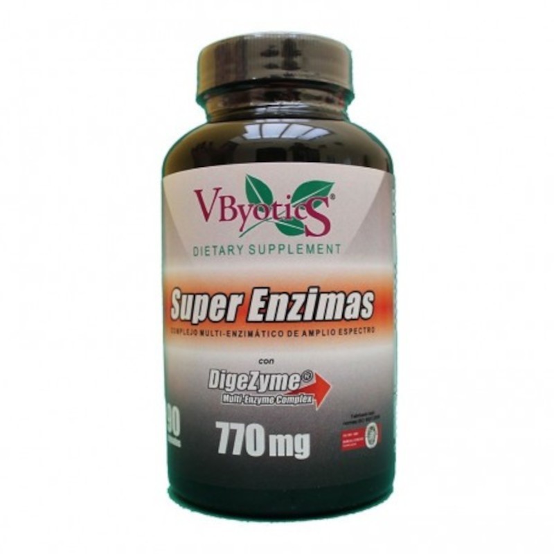 Vbyotics Superenzimas con Digeszyme 90 Cápsulas