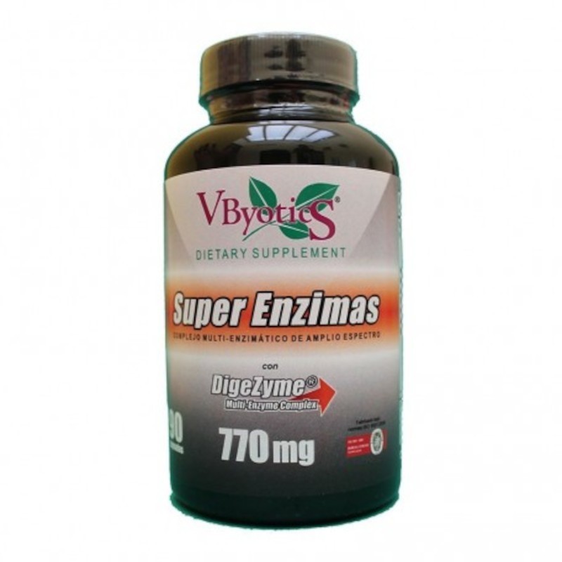 Vbyotics Superenzymes With Digeszyme 90 Capsules Vbyotics Superenzymes With Digeszyme 90 Capsules