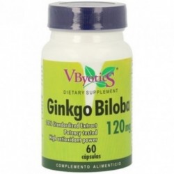 Vbyotics Ginkgo Biloba 60 mg 120 Cápsulas