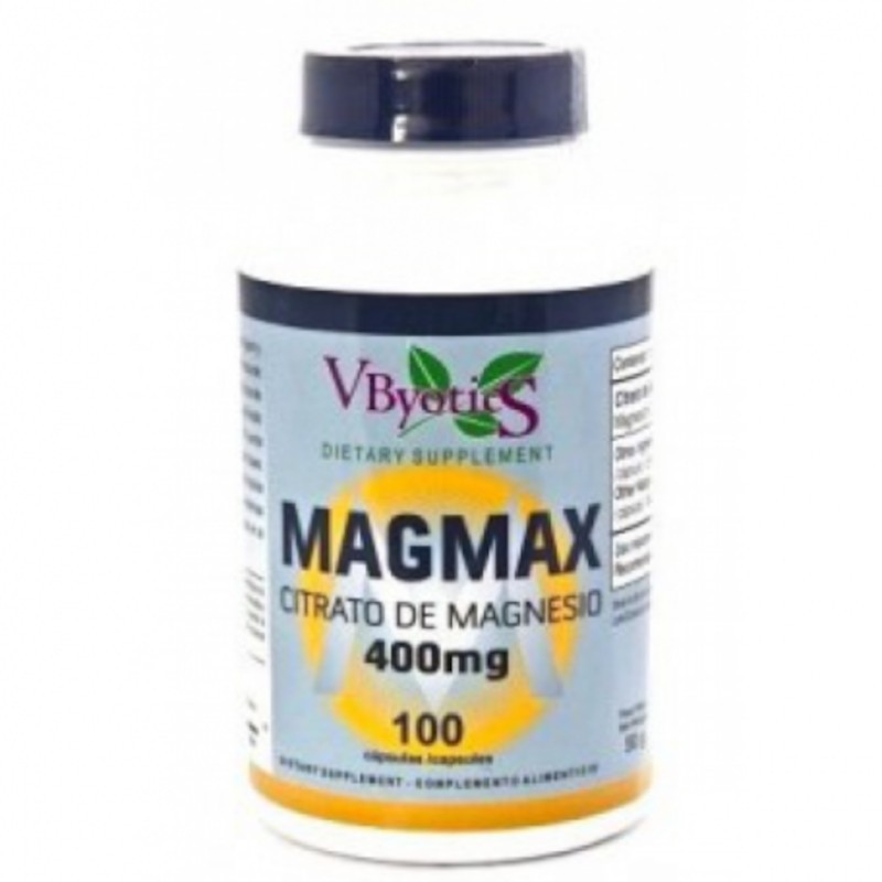 Vbyotics Magmax Magnesiumcitrat 500 mg 100 Kapseln Vbyotics Magmax Magnesiumcitrat 500 mg 100 Kapseln