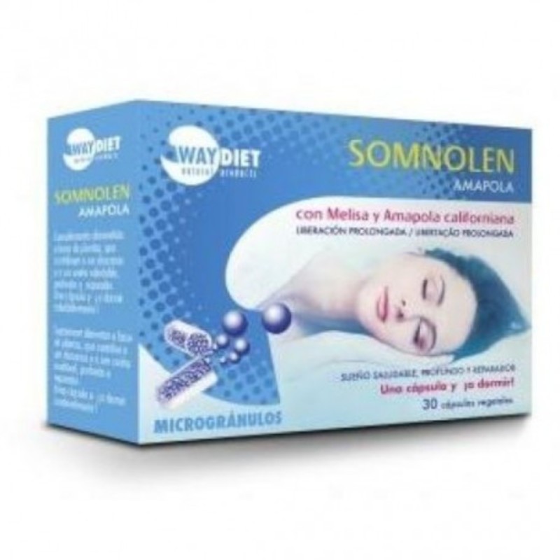 Waydiet Somnolen Mohn 30 Kapseln