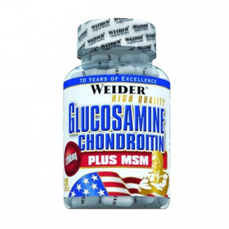 Weider Weider Glucosamine Chondroitine + Msm 120 Capsules Weider Weider Glucosamine Chondroitine + Msm 120 Capsules