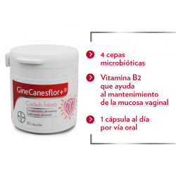 Ginecanesflor+ Soin Intime 30 Gélules