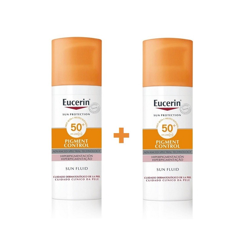 EUCERIN Sun Fluid Pigment Control SPF 50+ DUPLO 2x50ml