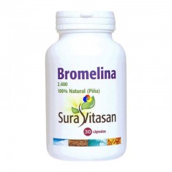 Sura Vitasan Bromelaína 2.400 500 mg 90 Cápsulas