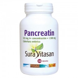 Sura Vitasan Pancreatin 1300 mg 120 Cápsulas