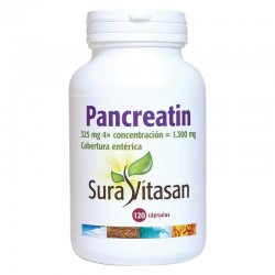 Sura Vitasan Pancreatin 1300 mg 120 Capsules