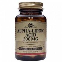 Solgar Acido Alfa Lipoico 200 mg 50 Cápsulas