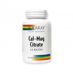 Solaray Calcium/Magnesium 90 Gemüsekapseln