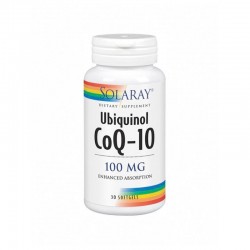 Solaray CoQ-10 Ubiquinol 100 mg 30 Pérolas