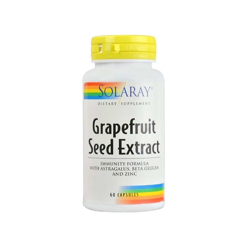 Solaray Grapefruit Seed Extracto de Pomelo 60 Cápsulas
