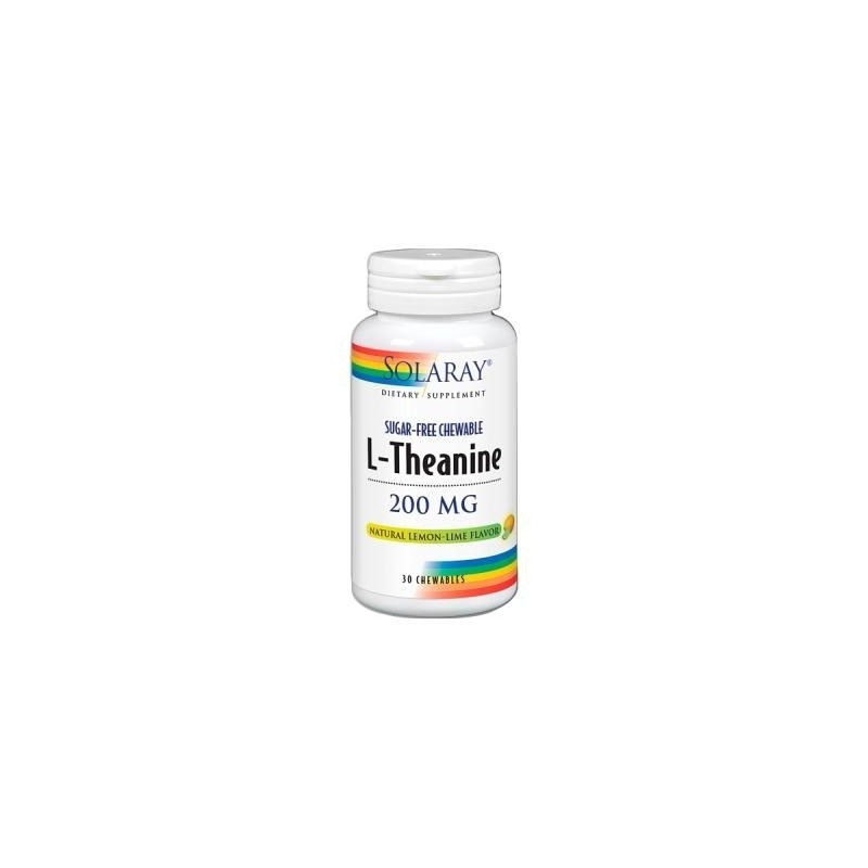 Solaray Theanine 200 mg 30 Comprimidos Sublinguales