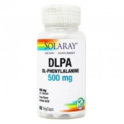 Solaray DL-Phenylalanin 500 mg 60 Gemüsekapseln