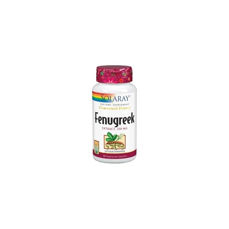 Solaray Fenugreek Fenogreco 350 mg 90 Cápsulas
