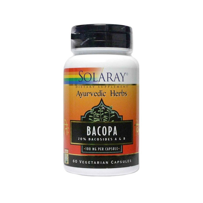 Solaray Bacopa 100 mg 60 Cápsulas Solaray Bacopa 100 mg 60 Cápsulas