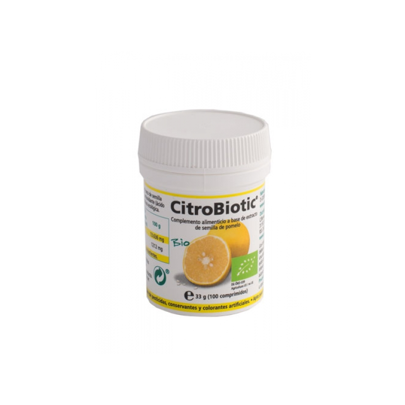 Extrato de semente de toranja citrobiótica Sanitas 100 comprimidos Extrato de semente de toranja citrobiótica Sanitas 100 comprimidos