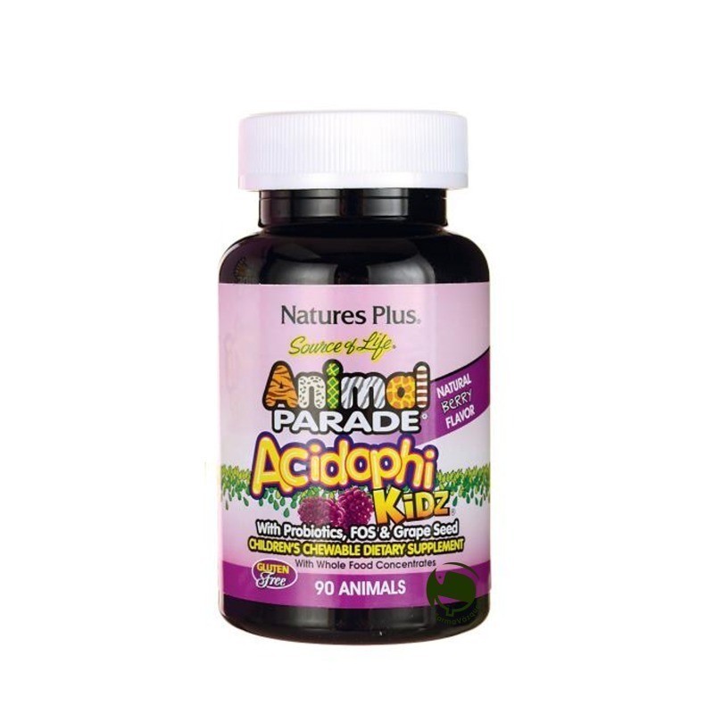 Natures Plus Animal Parade Acidophikidz 90 Tabletten Natures Plus Animal Parade Acidophikidz 90 Tabletten