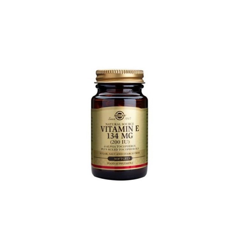 Solgar Vitamin E 200 Ui 134 mg 250 soft capsules