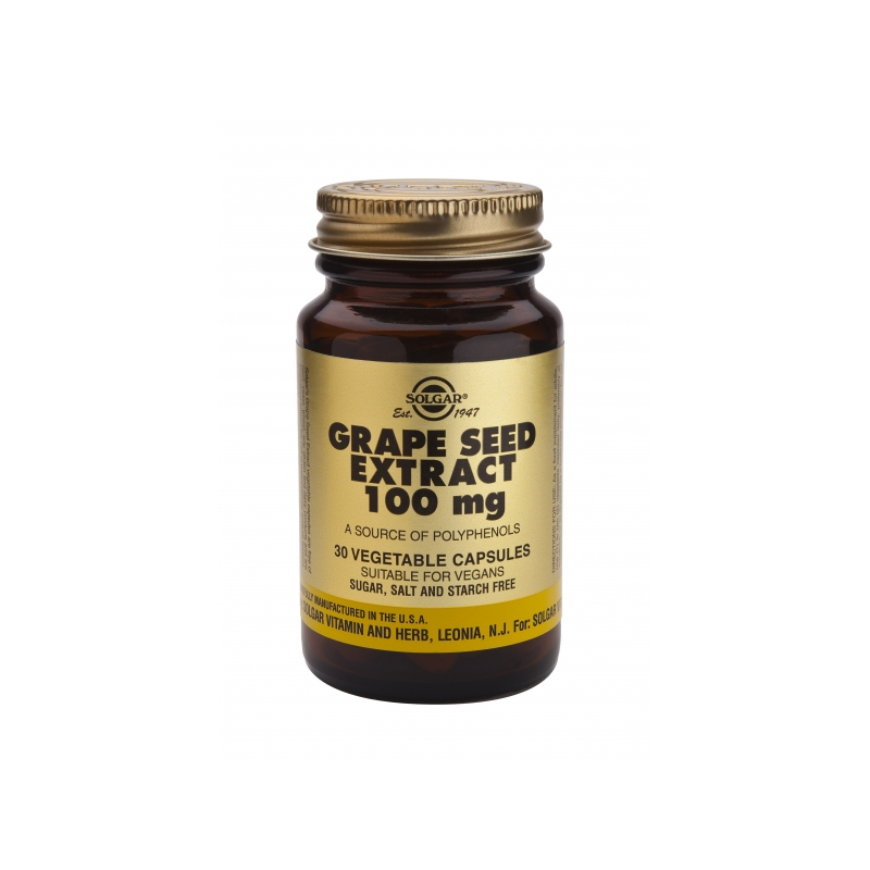 Solgar Grape Seed Extract 30 Tablets Solgar Grape Seed Extract 30 Tablets