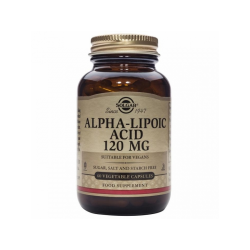Solgar Alpha-Liponsäure 120 mg 60 vegetarische Kapseln