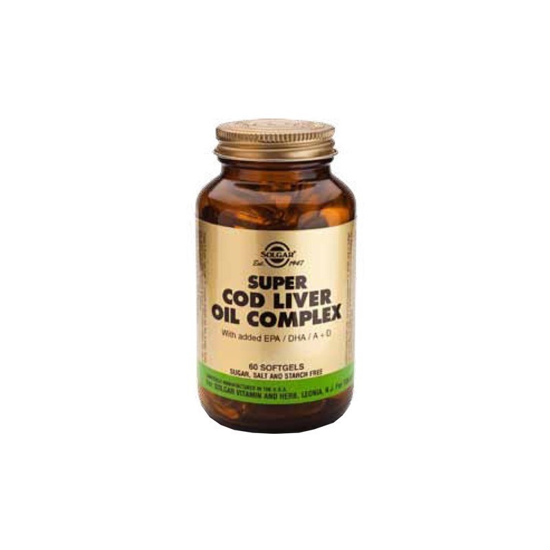 Solgar Super Cod Liver Oil Complex 60 Cápsulas