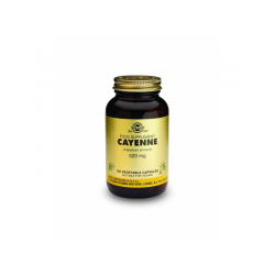 Solgar Cayena 520 mg 100 Capsulas Vegetales