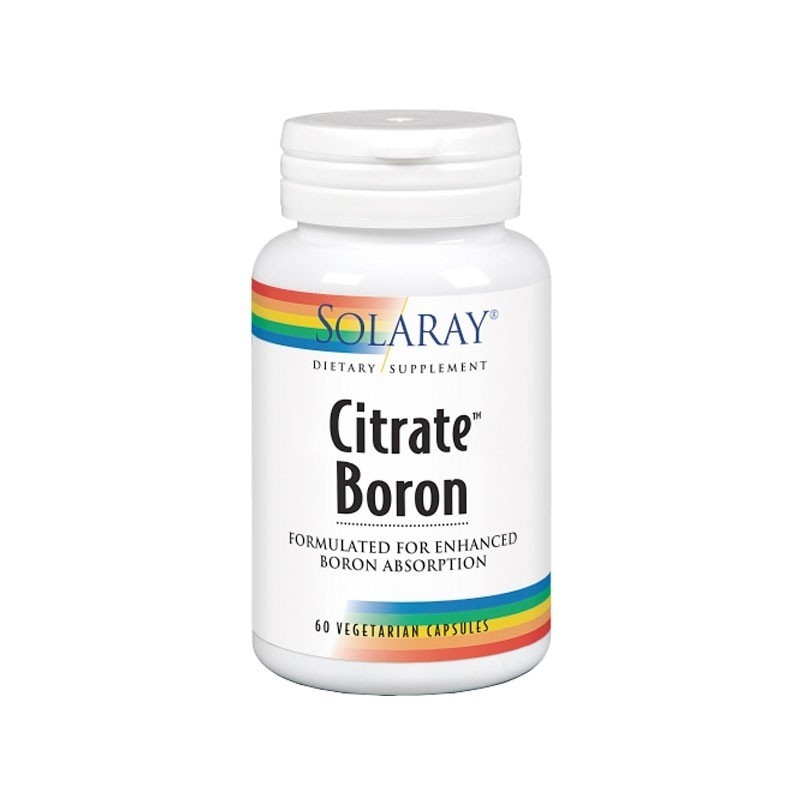 Solaray Borcitrat 500 mcg 60 Gemüsekapseln