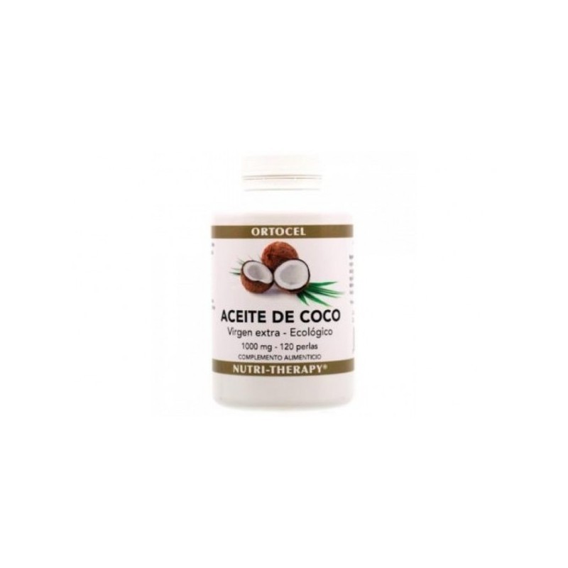 Ortocel Nutri-Therapy Huile de Coco 1000 mg 120 Perles Bio Ortocel Nutri-Therapy Huile de Coco 1000 mg 120 Perles Bio