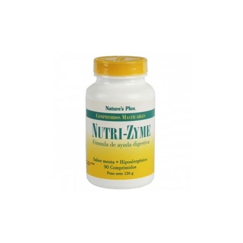 Natures Plus Nutri Zyme 90 Comprimidos Masticables Natures Plus Nutri Zyme 90 Comprimidos Masticables