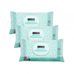 SUAVINEX Moisturizing Dermo Wipes 180 units【SAVINGS PACK】