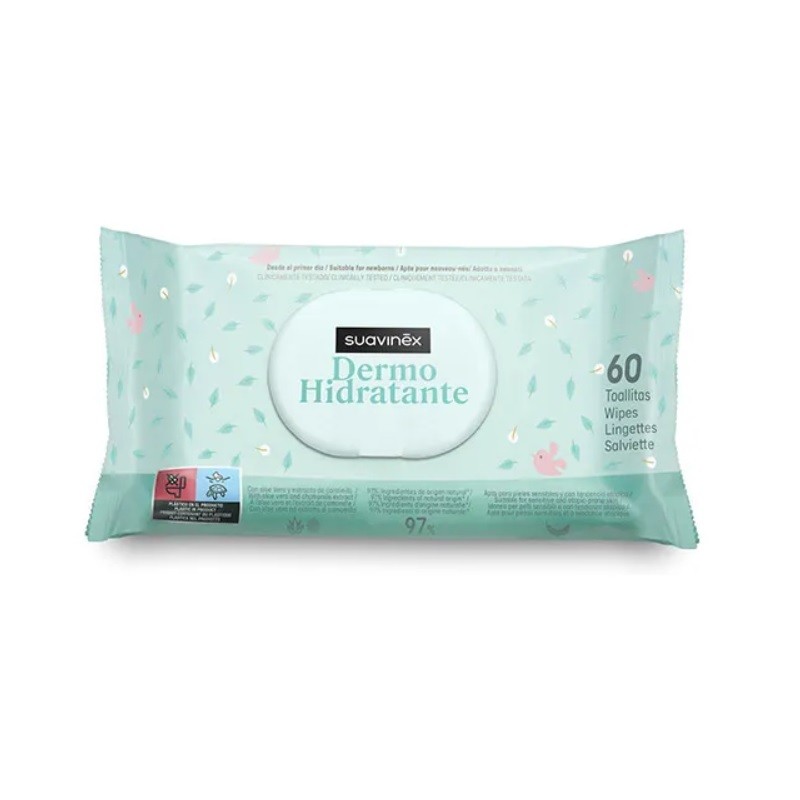 SUAVINEX Salviette Dermo Idratanti 60 unità