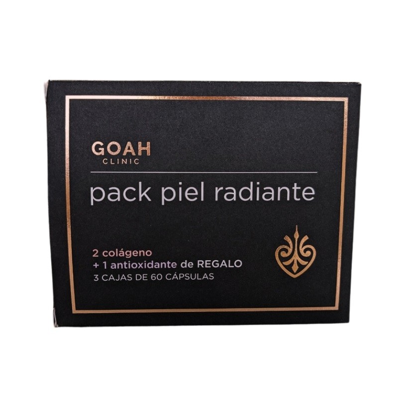 GOAH CLINIC Radiant Skin Pack 2x60 Kollagen + Antioxidans 60 GESCHENKkapseln