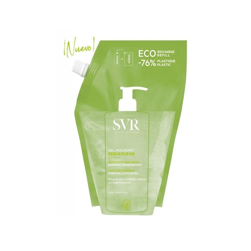 SVR Sebiaclear Gel Moussant Öko-Pack 400 ml