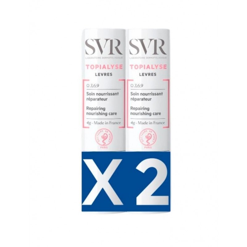 Duplo SVR Topialyse Lipstick 2x4gr Duplo SVR Topialyse Lipstick 2x4gr