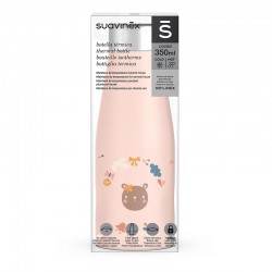 SUAVINEX Botella Termo para Líquidos Frío y Calor color Rosa 350ml