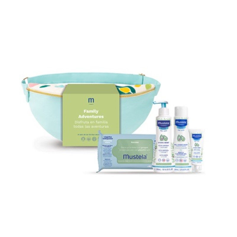 MUSTELA Gürteltasche Family Adventures Farbe Blau 4 Produkte