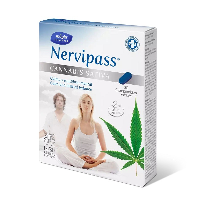Mayla Nervipass Cannabis Sativa 30 Tabletten Mayla Nervipass Cannabis Sativa 30 Tabletten