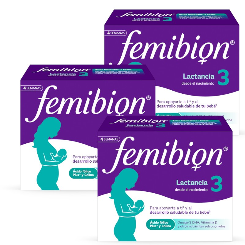 FEMIBION 3 Triple Allaitement 3x 28 Comprimés + 28 Gélules (12 semaines) FEMIBION 3 Triple Allaitement 3x 28 Comprimés + 28 Gélules (12 semaines)
