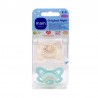 MAM Chupeta Original Noite Silicone 2-6M 2 Unidades