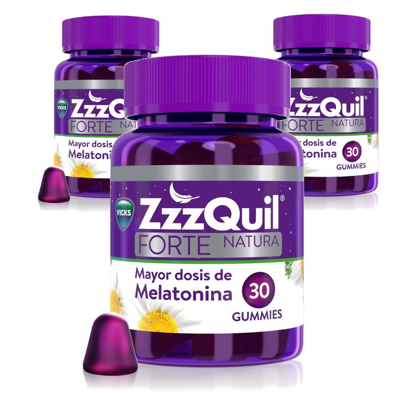 VICKS ZzzQuil Forte Natura 3x30 Gummibärchen VICKS ZzzQuil Forte Natura 3x30 Gummibärchen