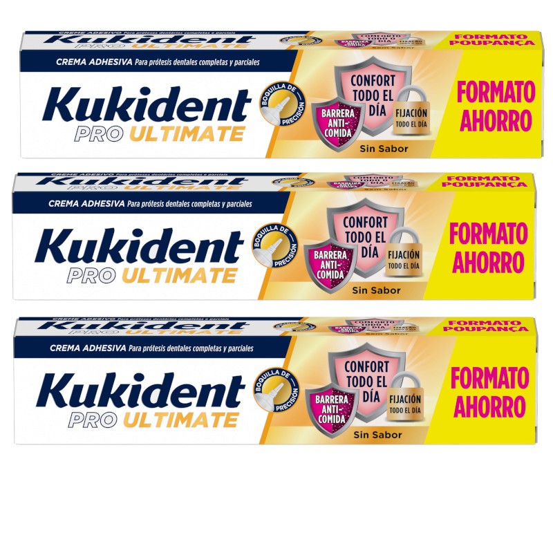 KUKIDENT Pro Ultimate sans saveur 3X57g KUKIDENT Pro Ultimate sans saveur 3X57g